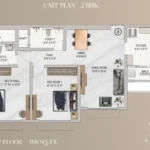 Ajmera Arham Malad West 2 BHK Plan