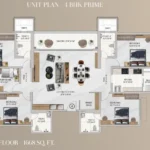 Ajmera Arham Malad West 4 BHK Plan