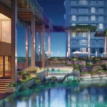 Altavista Lal Dongar Chembur Cascading Waterfall Lit Pergola Pool Deck