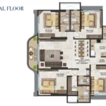 Ariha Skyes Goregaon West 4 BHK Typical Floor Plan