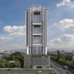 Ariha Skyes Goregaon West iconic residential tower elevation view