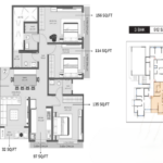 Asopalav Kandivali West 3 BHK apartment floor plan layout