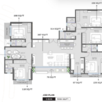 Asopalav Kandivali West 5 BHK apartment floor plan layout
