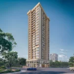Asopalav Kandivali West high rise residential tower elevation with commercial podium landscaped surroundings