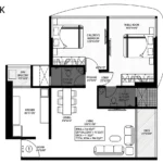 Auriga 9 Borivali West 2 BHK Floor Plan