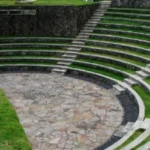 Auriga 9 Borivali West Stone Paved Floor Tiered Grass Step Seating Open Air Amphitheatre