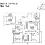 Dosti 604 Wagle Estate Thane 3 BHK Podium Floor Plan