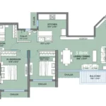 GeeCee Emerald Sector 27 Kharghar 3 BHK Floor Plan
