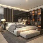 GeeCee Saphire Four Bungalows Andheri West 3 BHK Lamp Dressing Master Bedroom