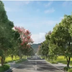 Godrej Hill View Khopoli NA Plots Tree Lined Boulevard With Scenic Green Landscape And Internal Roadway