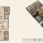 La Mer Mumbai Central 2 BHK Floor Plan