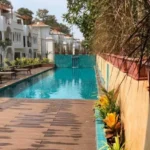 4 BHK Villa Magic Arr Estate Goa Swimming Pool And Villa Exterior With Deck Area