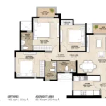 Mahindra Vista Kandivali East 3 BHK A Floor Plan