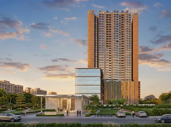 Mehta Marquina Goregaon East high rise residential tower elevation