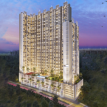 Neelam Supremo Mulund Residential Tower With Illuminated Evening Skyline View