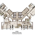 Palm President Sector-11 Ghansoli A Wing Floor Plan