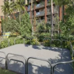 Piramal Revanta Mulund West Outdoor Steel Fitness Station Lush Palm Landscape Kids Play Podium Garden