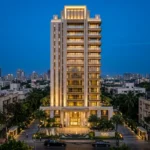 Platinum Stellar Main Avenue Santacruz West Tall Residential Tower With Illuminated Facade And Premium Elevation Design