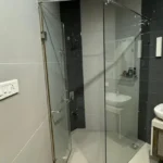 R Paradise Tungarli Lonavala 6 BHK Villa Bathroom With Compact Glass Shower Area