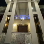 R Paradise Tungarli Lonavala 6 BHK Villa Front Elevation With Grand Columns