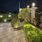 R Paradise Tungarli Lonavala 6 BHK Villa Landscaped Garden And Pathway Lighting