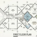 R Paradise Tungarli Lonavala 6 BHK Villa First Floor Plan