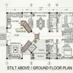 R Paradise Tungarli Lonavala 6 BHK Villa Ground Floor Plan