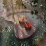 Runwal Lands End Kolshet Road Thane West Nature Deck Seating Area Surrounded By Water Greenery Wooden Platform Relaxation Space