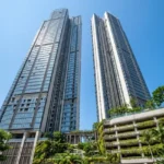 Rustomjee Crown Tower C Prabhadevi Twin Glass Tower Vertical Garden Podium Exterior