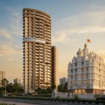 Siddhi Darshan Prabhadevi 3 BHK Residential Tower Elevation View Next To Siddhivinayak Temple
