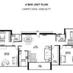 The Gateway Sector 6 Vashi Navi Mumbai 6 BHK Floor Plan