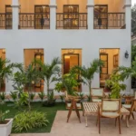 Villa Casa Brilhante Parra Goa Garden Seating Area With Landscape View Outdoor Furniture Tropical Plants
