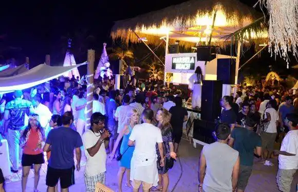 Baga Beach nightlife Goa