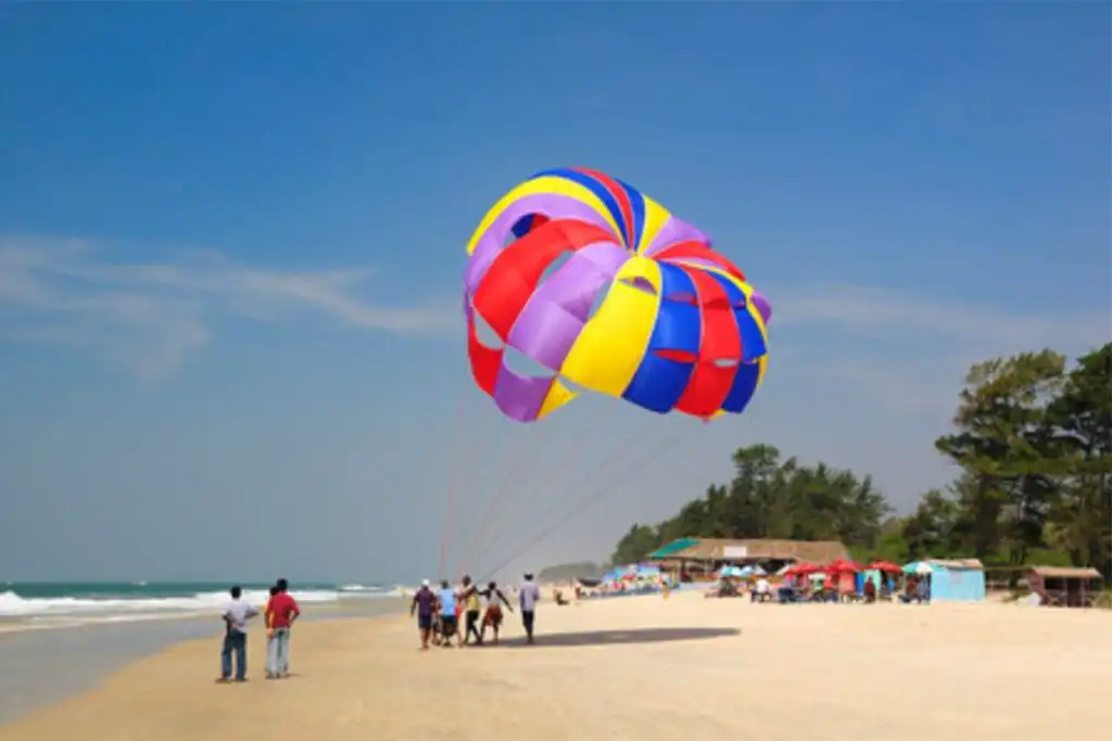 Calangute Beach parasailing Goa