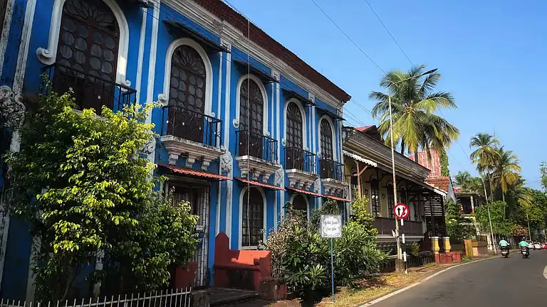 Margao residential street Goa
