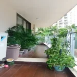 5 BHK Lake Superior Powai Balcony with Potted Plants