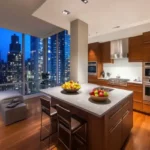 7 Dhuleva Malabar Hill Modern Kitchen with Fruit Bowl City View