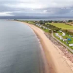 Carissa Sea facing NA Plots Guhagar aerial beach view