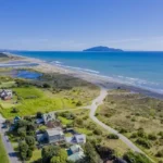 Carissa Sea facing NA Plots Guhagar aerial coastal homes island view