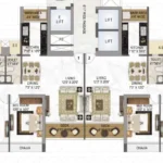 Delta Icon Sector 7 Airoli 3 BHK Unit 01 02 Floor Plan