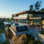 Kiran Canary Forest Plots Aamby Valley Multi Level Infinity Pool Hillside Glass Villa Exterior