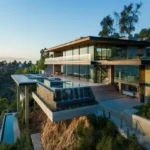 Kiran Canary Forest Plots Aamby Valley Multi Level Infinity Pool Hillside Glass Villa Exterior