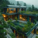 Kiran Canary Forest Plots Aamby Valley Terraced Pool Rock Face Forest Villa Exterior