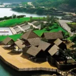 Kiran Canary Forest Plots Aamby Valley Waterfront Green Roof Timber Structure Aerial View