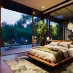 Kiran Canary Forest Plots Aamby Valley Globe Pendant Lush Canopy Night Lit Bedroom
