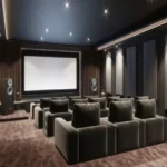 Ruparel Jewel Bhoiwada Parel Dark Panel Surround Sound Tiered Seat Private Theatre