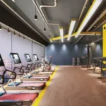 Sunbeam Heights Adarsh Nagar Andheri West Smart Treadmill Weight Rack Yellow Industrial Gymnasium