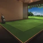 The Reserve Sector 11 Kharghar Dark Panel Golf Bag Projection Screen Putting Turf Golf Simulator