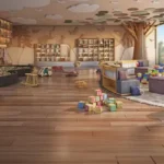 The Reserve Sector 11 Kharghar Cloud Ceiling Alphabet Block Toy Shelf Garden View Play Room