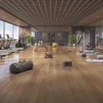 The Reserve Sector 11 Kharghar Open Plan Dumbbell Free Weight Mirror Wall Skyview Gymnasium